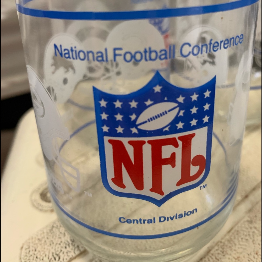 1980’s NFL glass cups